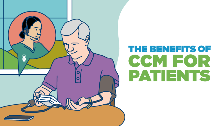 CCM Nurse Remotely Caring for Chronic Care Patient